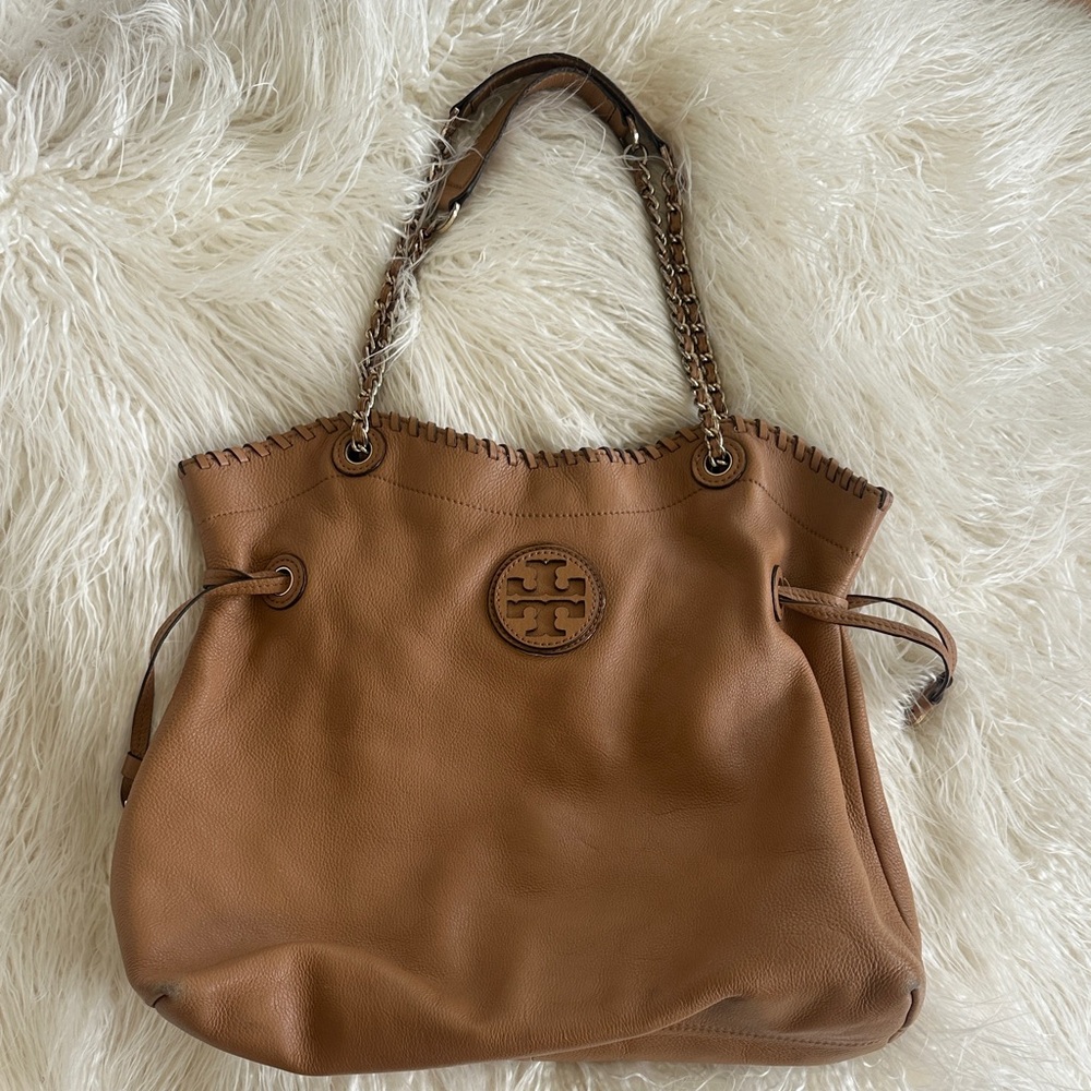 Tory Burch Tan Leather Tote